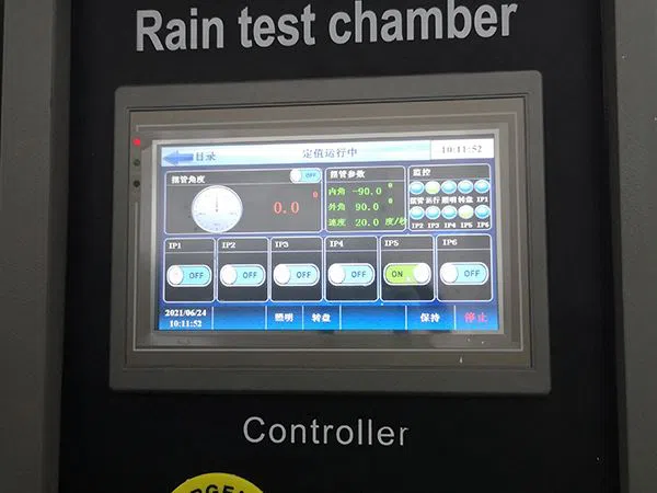 Waterproof testing for joystick controls